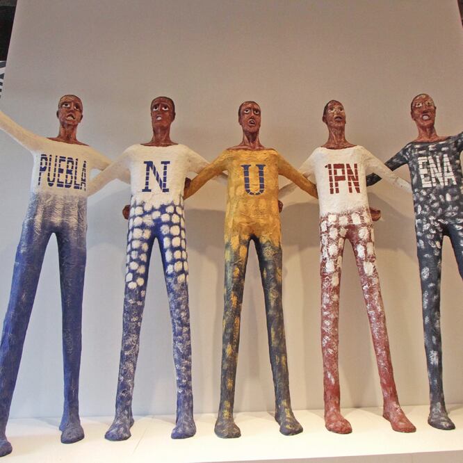 Junto a acervos, se exhiben desde hoy también piezas artísticas desarrolladas específicamente para el museo. Foto: CARLOS MEJÍA. EL UNIVERSAL