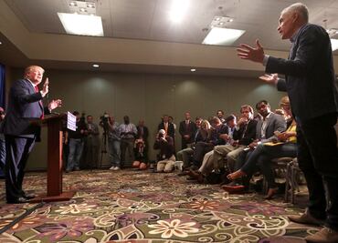 Trump faltó al respeto a Ramos y a hispanos: Univisión