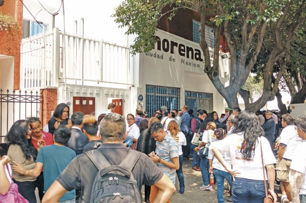 Este sábado, el Consejo de Morena retomará los trabajos para la definición de sus precandidatos a diputados locales y federales. (ARCHIVO EL UNIVERSAL)