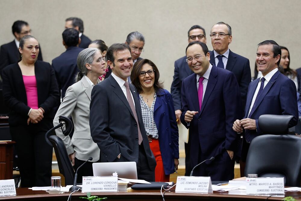 Consejeros electorales del INE. Foto: Archivo/El Universal