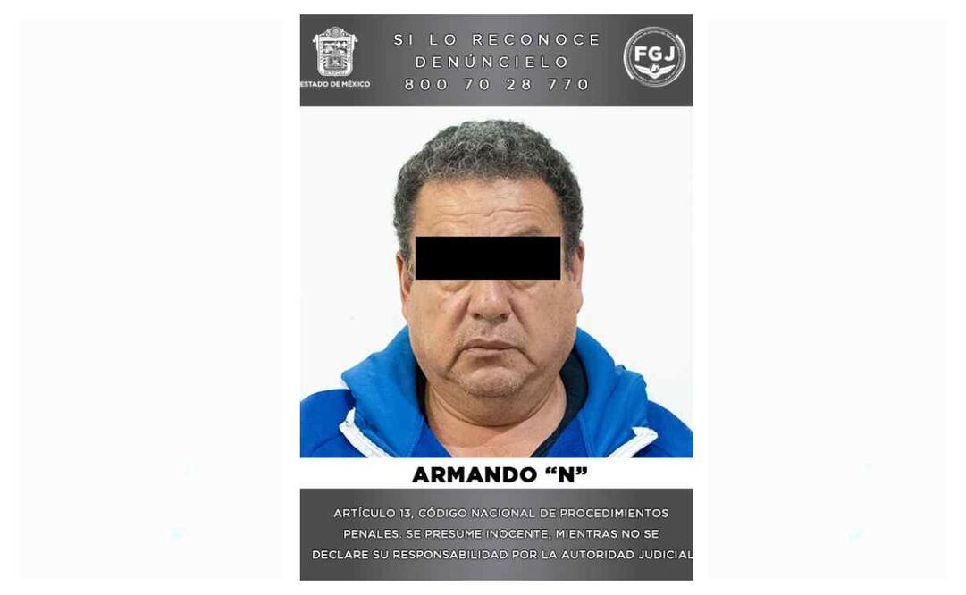 Dictan prisión preventiva a Armando "N". Foto: Especial