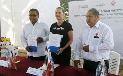 Firman memorando para capacitación laboral de migrantes en Chiapas