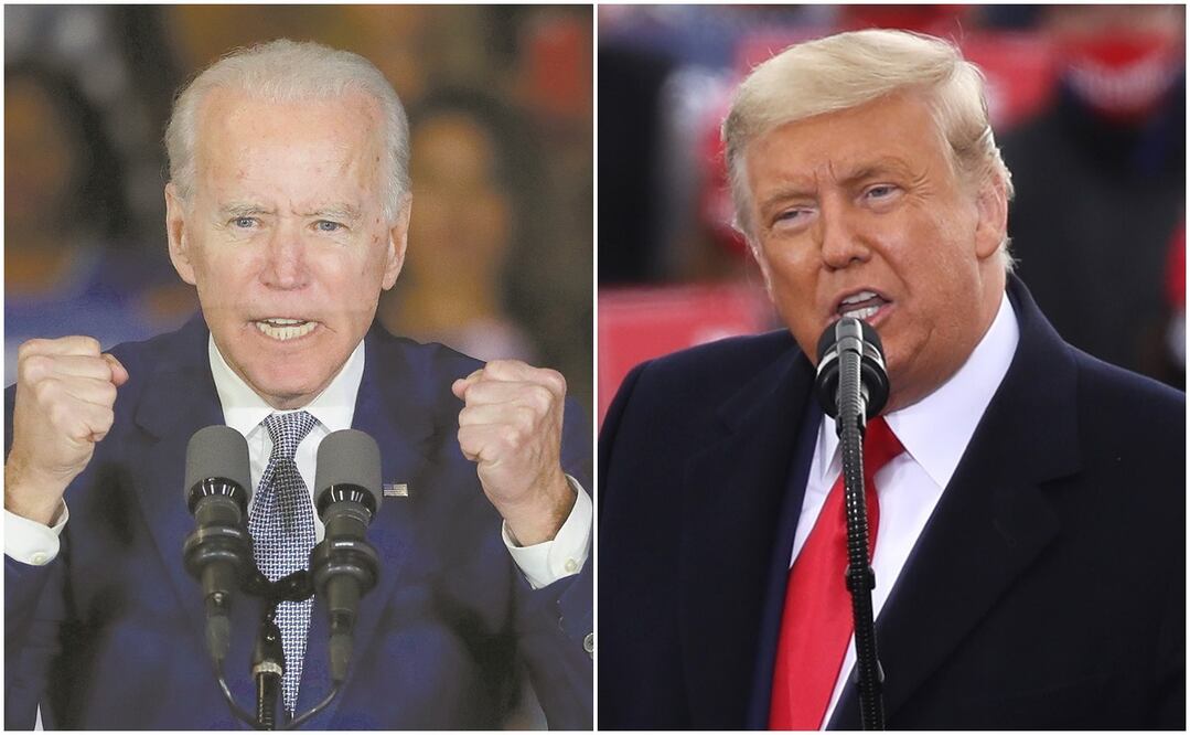 Joe Biden y Donald Trump. Fotos: Archivo y AFP