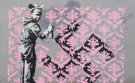 El arte callejero de Banksy llega al Antiguo Hotel Reforma en CDMX