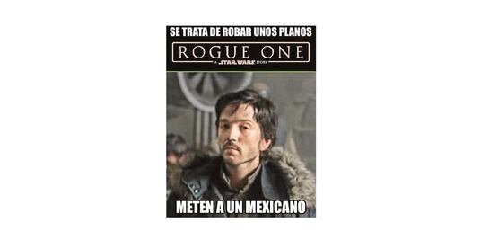 Diego Luna en 'Star Wars' es tema de memes