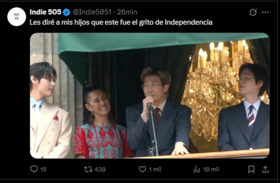 Los mejores memes que dejó BTS en el Palacio Nacional. Foto: Redes Sociales