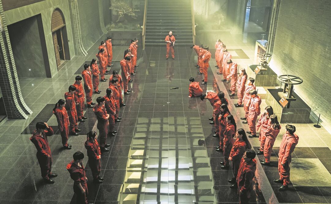 Escrita y dirigida por Hwang Dong-hyuk, El juego del calamar se centra en un concurso con 456 jugadores muy endeudados. Foto: NETFLIX