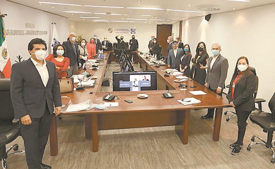 Legisladores de oposición expresaron que es necesario el diálogo plural para responder a las crisis en salud y economía por la pandemia. Foto: TOMADA DE TWITTER