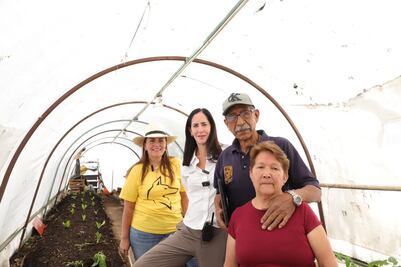 Con huertos urbanos se favorece a la economía de grupos vulnerables, dice Lía limón
