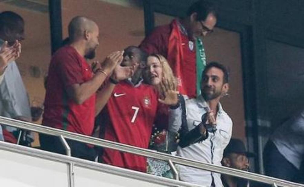 Madonna apoya a Cristiano Ronaldo