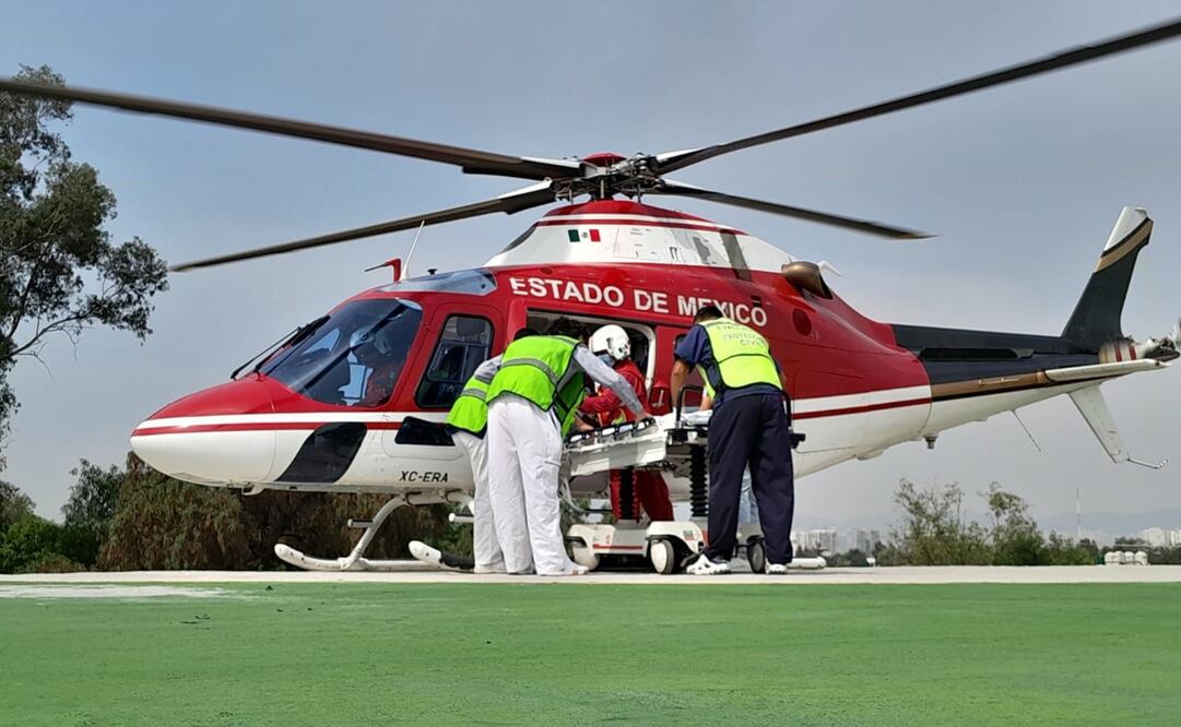 El Grupo de Rescate Aéreo “Relámpagos” activó el Código Toxicológico luego de que fue solicitado su apoyo. Foto: Especial