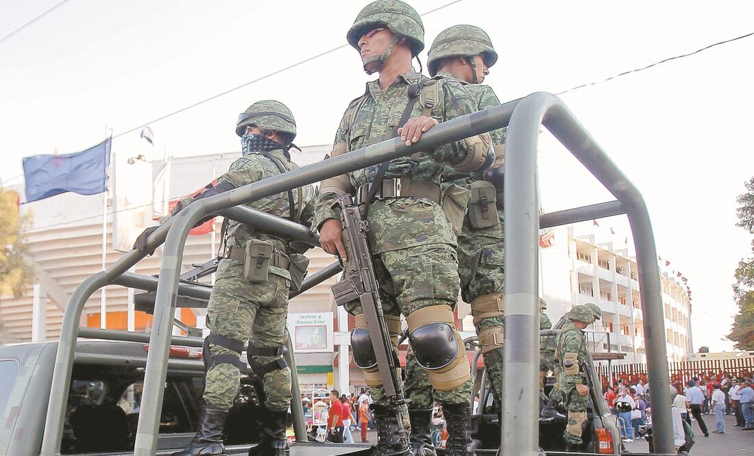 El anexo, del cual un comando armado se llevó a por lo menos 20 jóvenes, fue resguardado por el Ejército y la Policía Municipal. Foto: ARCHIVO EL UNIVERSAL