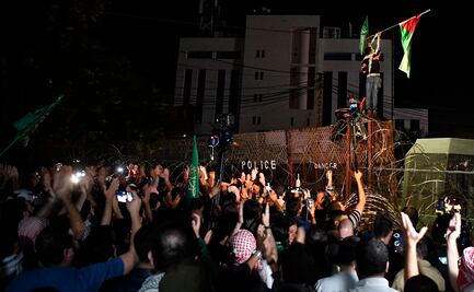 Miles protestan en el mundo árabe tras el ataque a un hospital en Gaza