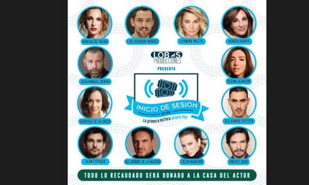 "Inicio de sesión" muestra al actor en la primera fase de una obra