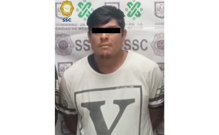 Detienen a “El Chimpa”, integrante de la Unión Tepito; extorsionaba comerciantes en Venustiano Carranza