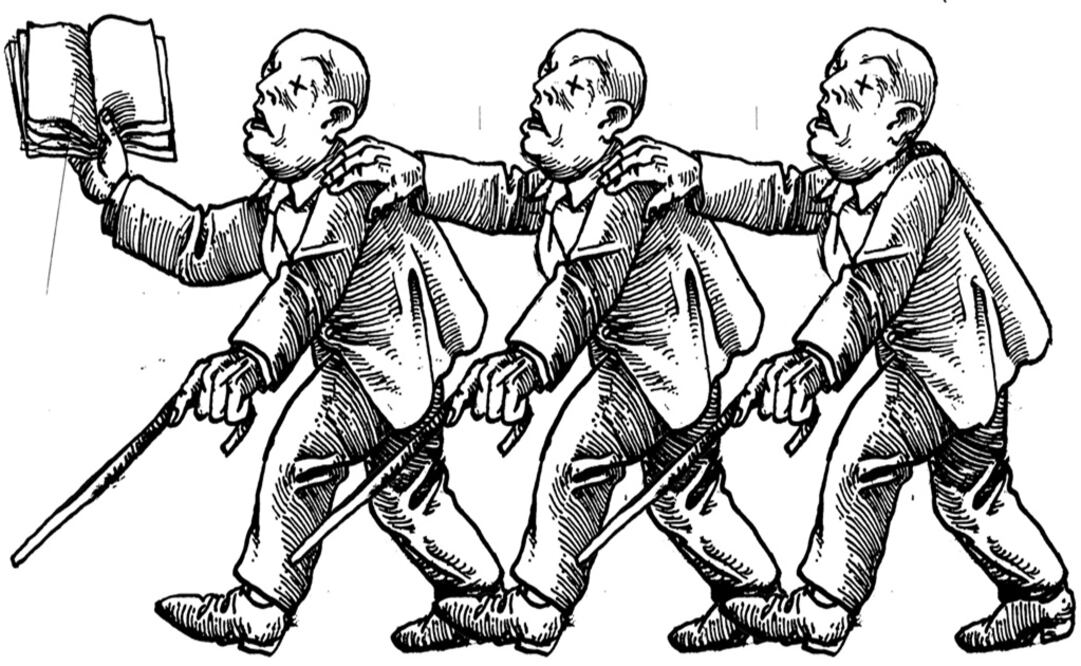 Cincuenta liberales ciegos