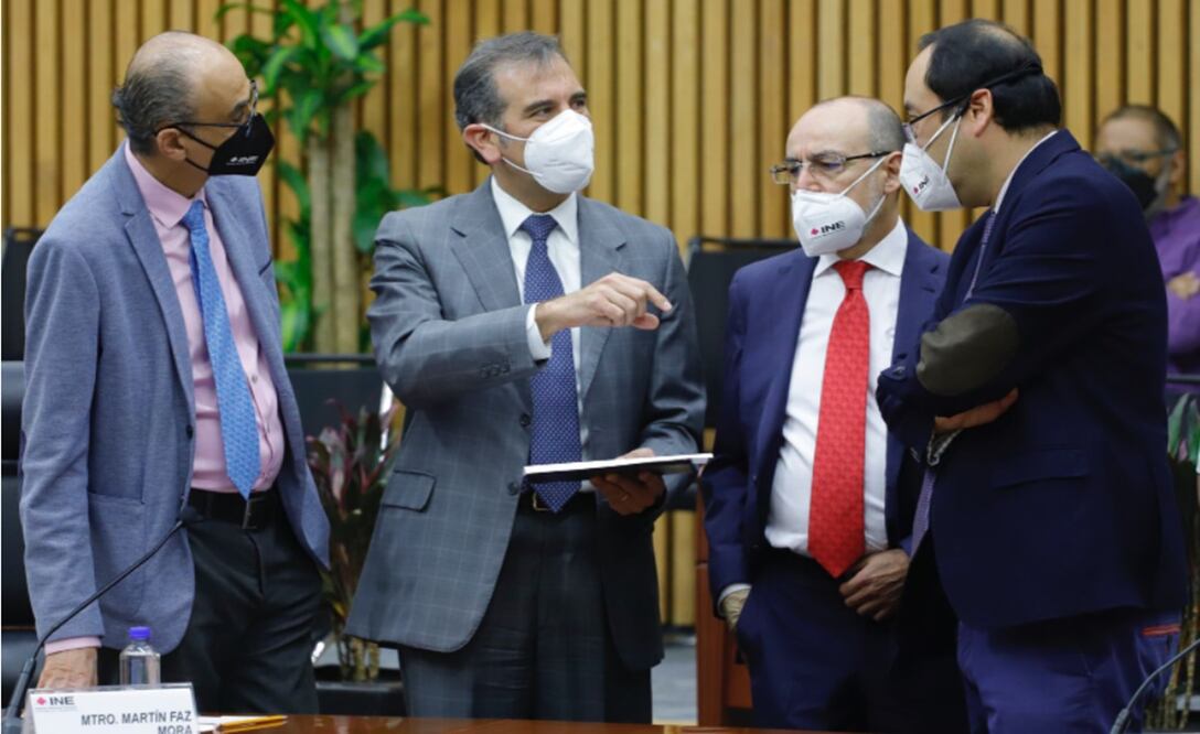 Córdova Vianello informó que los resultados del conteo rápido del ejercicio de revocación de mandato, estarán listos el mismo domingo. Foto: Berenice Fregoso