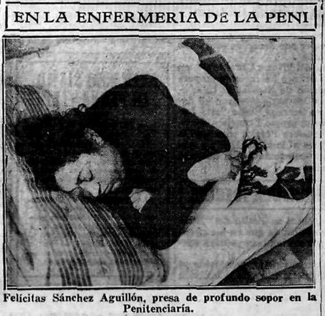 Durante su permanencia dentro de prisión, Felicitas nunca dio una declaración a la prensa y se mantuvo en silencio. Su celda estaba aislada debido a que era considerada como una amenaza para las demás reclusas. Foto: Especial.