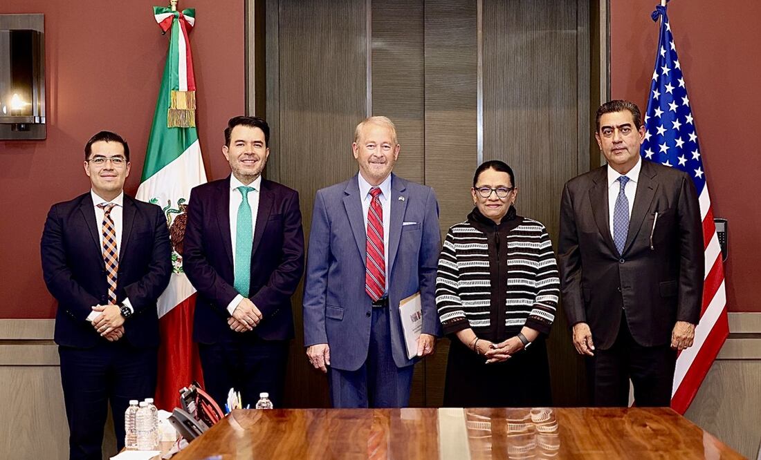 Embajador de EU reitera compromiso con seguridad y prosperidad compartidas; celebra encuentro en Segob para avanzar en la cooperación. Foto: @USAmbMex