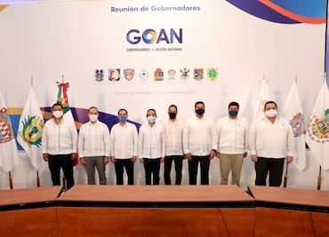 Carlos Joaquín exige nuevo pacto federal al asumir presidencia de GOAN, el bloque de gobernadores panistas