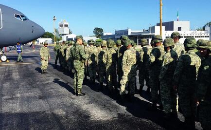 Envían militares de Q.Roo a Tamaulipas
