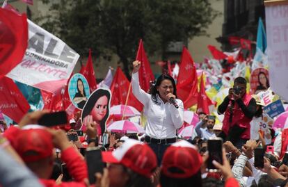 "Este arroz ya se coció"; cierra campaña Alejandra del Moral en Toluca