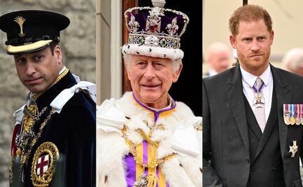 La vestimenta de Carlos III, William y Harry en la coronación