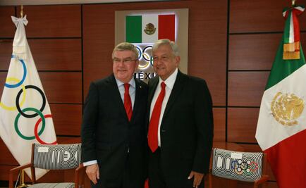 AMLO se reúne con presidente del COI