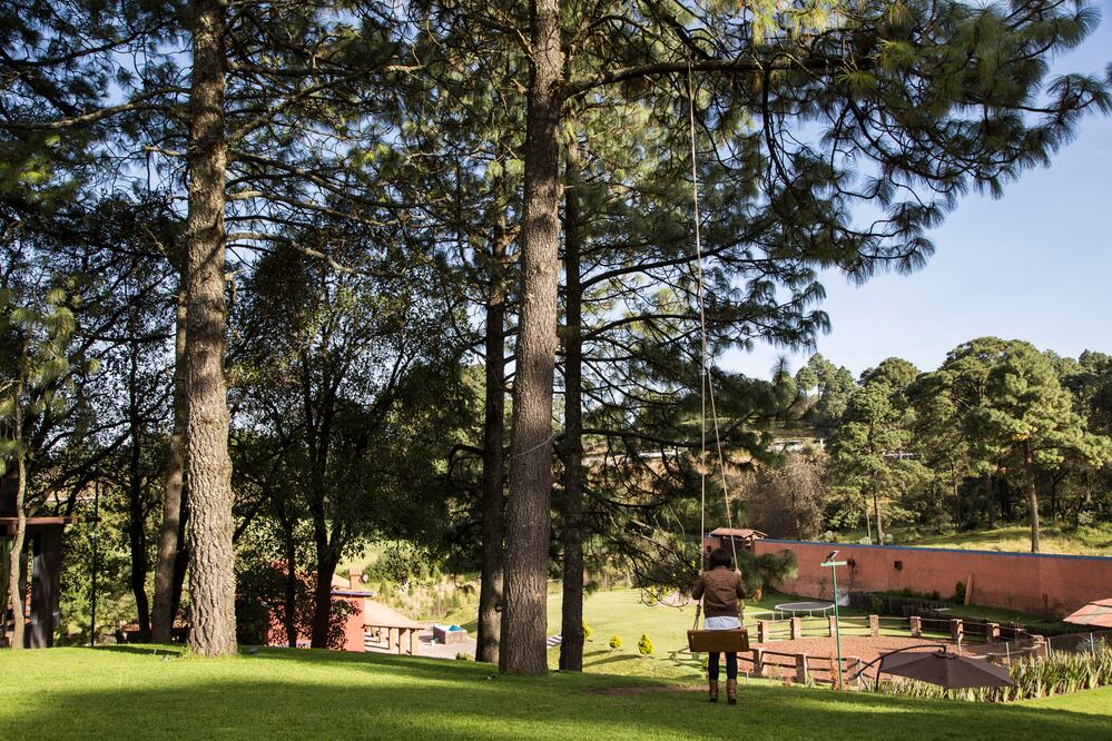 Hay columpios de madera y en forma de nido. (Foto: Orgánico Hotel Boutique)
