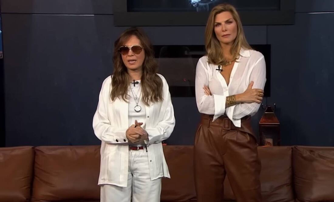 Yolanda Andrade agradece el apoyo y las palabras de aliento de su amiga Montserrat Oliver. Foto: Captura.