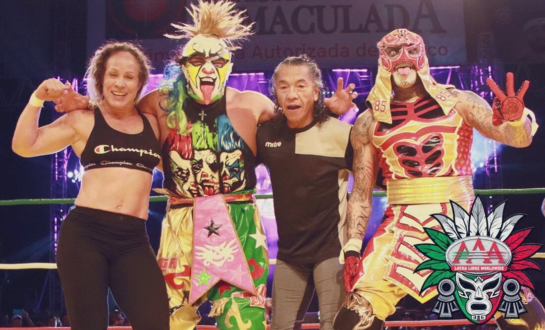 Triple A dio la sorpresa a sus aficionados / FOTO: Twitter: @luchalibreaaa