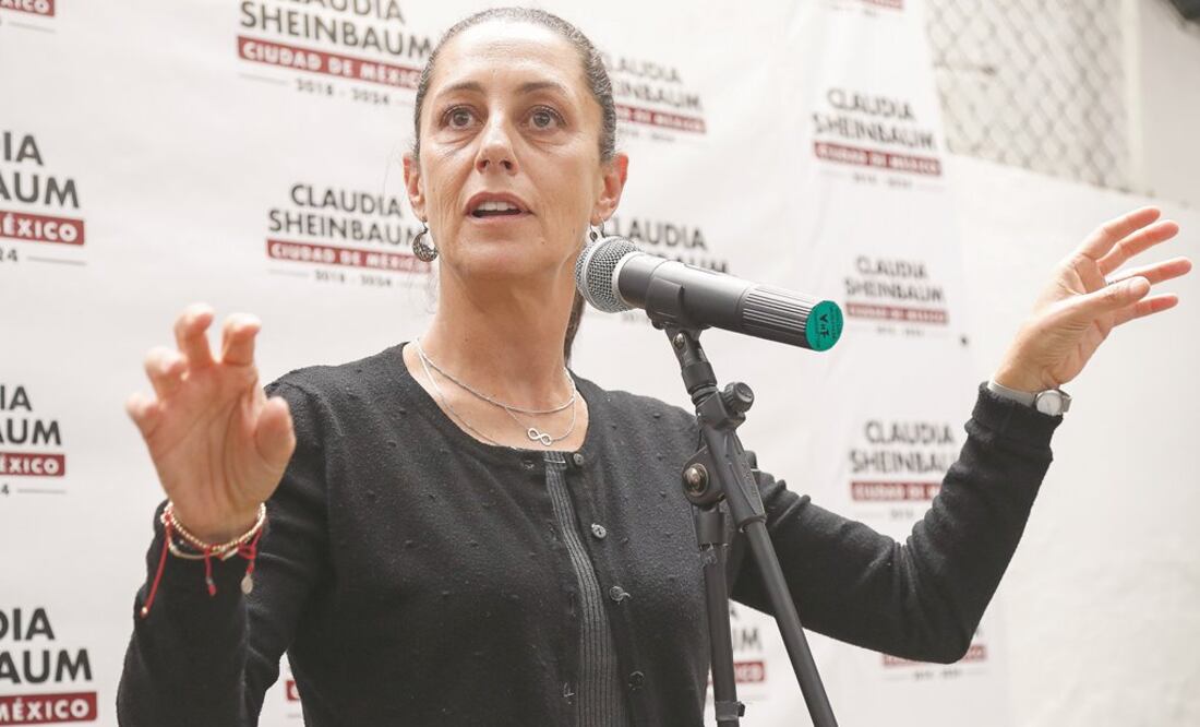 La jefa de Gobierno electa fue entrevistada afuera de su casa de transición en la Ciudad de México. Foto: Archivo / EL UNIVERSAL