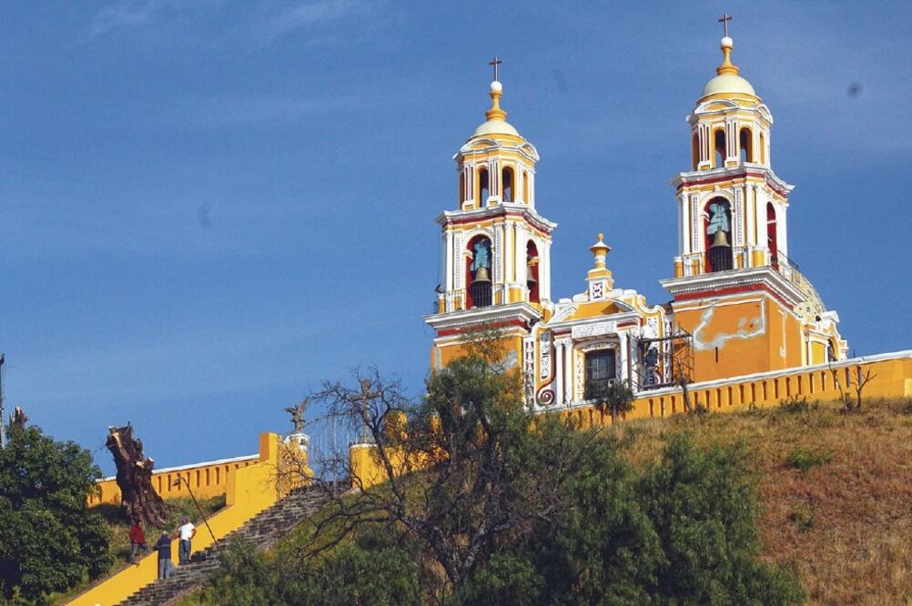 Restauraron Santuario de Cholula; fue uno de los 530 edificios dañados en Puebla. (ARCHIVO. EL UNIVERSAL)