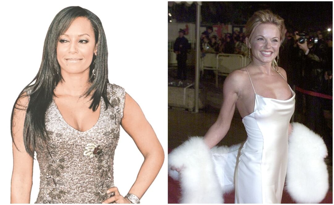 Mel B y Geri Halliwell. Fotos: Archivo EL UNIVERSAL