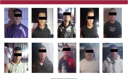 Detienen a 11 personas por presuntamente prender fuego a una casa en la colonia Morelos