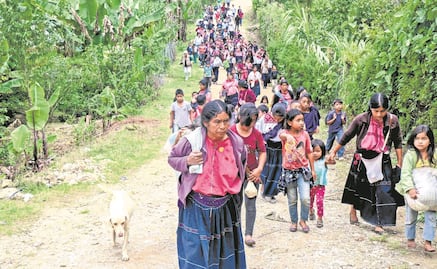 Autoridades de comunidades de Chiapas buscan cobrar multa a familias desplazadas por violencia; piden hasta 100 mil pesos