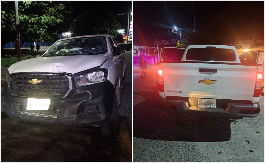 Atacan sede de policia de Chiapas. Foto. Especial