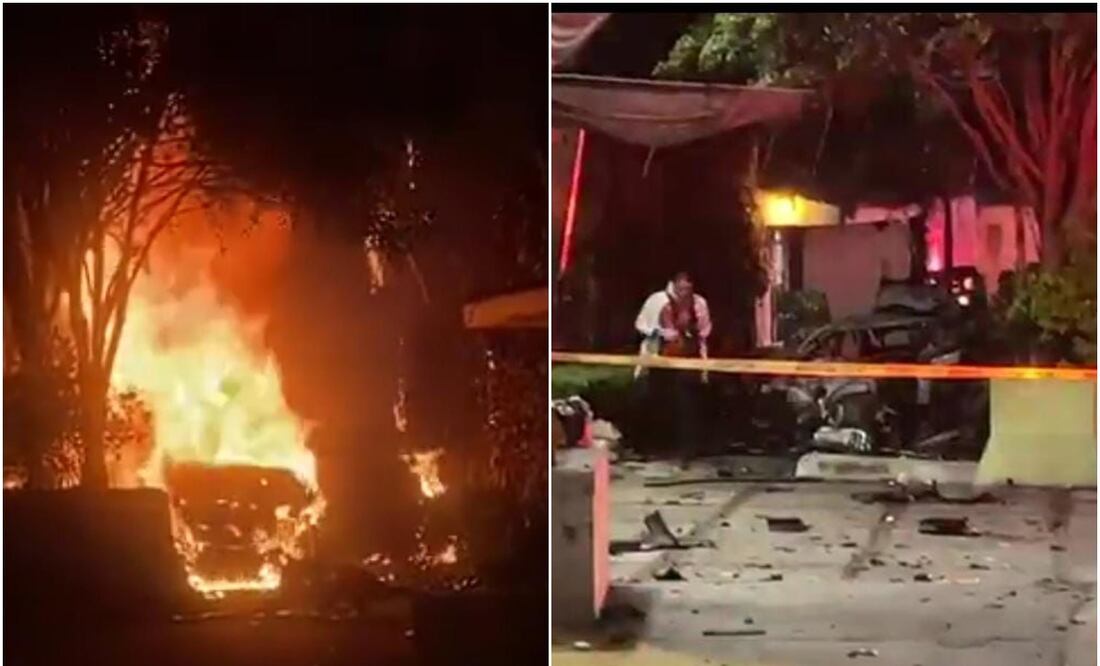 Accidente en Paseo de la Reforma. Foto: Especial