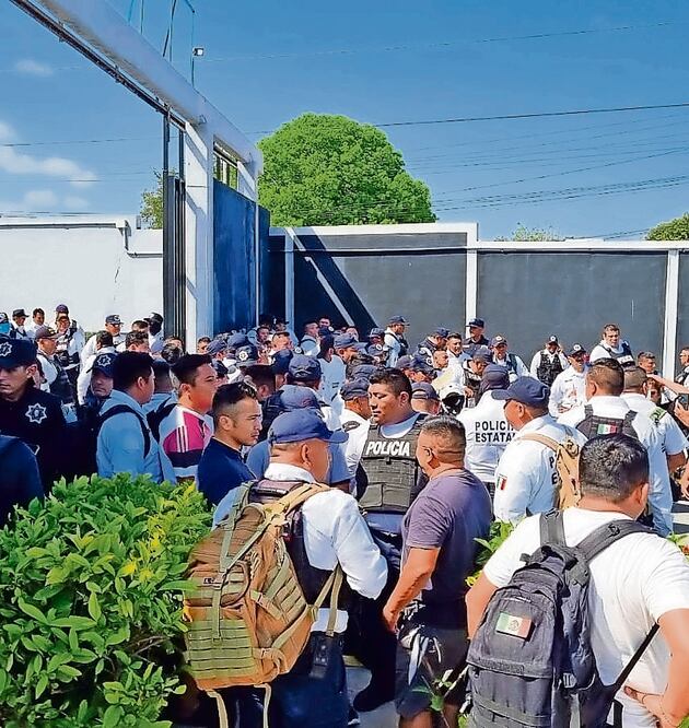 Policías de Campeche han denunciado falta de equipo. Archivo El Universal