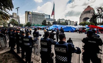 Reportan pérdidas de 200 mdp por marchas de maestros