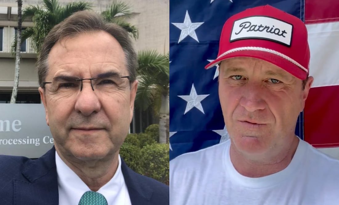 Esteban Moctezuma, embajador de México en EU y Eric Schmitt, senador republicano. Foto: Especial