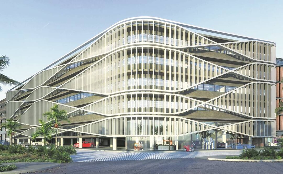 La torre Liximia Med, ubicada en Puerto Cancún, constará de 121 consultorios orientados al turismo médico de lujo. Foto: Especial