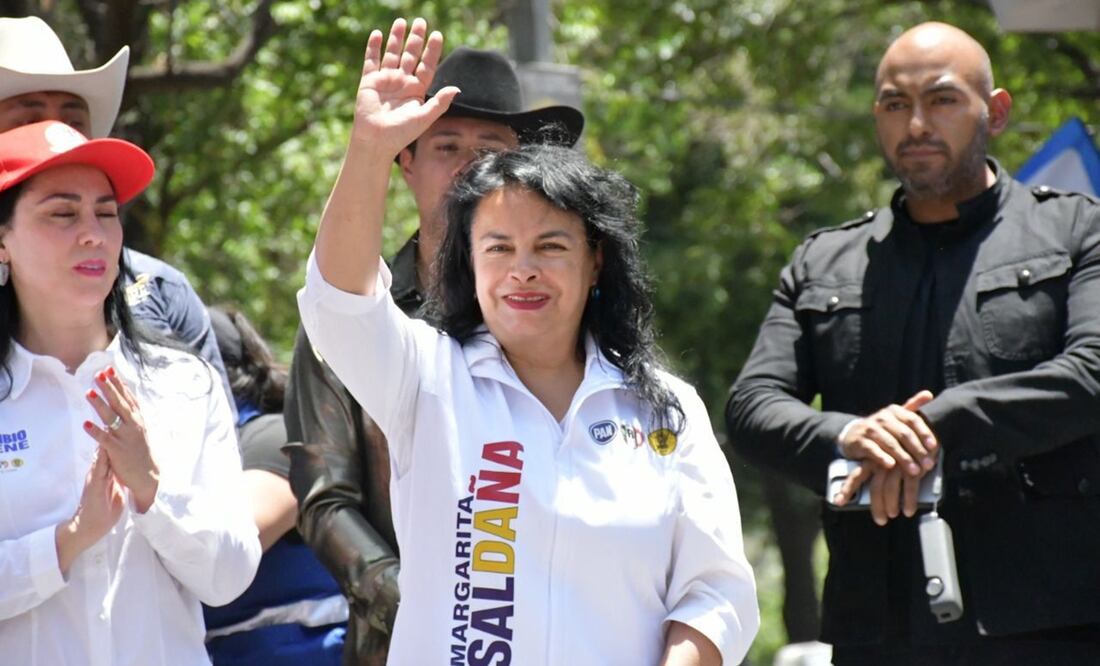Margarita Saldaña, candidata a la alcaldía Azcapotzalco de la coalición Va X La CDMX. Foto: Especial