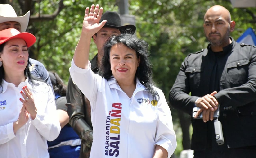 Margarita Saldaña, candidata a la alcaldía Azcapotzalco de la coalición Va X La CDMX. Foto: Especial