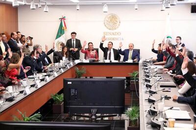 Senado avala en comisiones Leyes de la Guardia Nacional