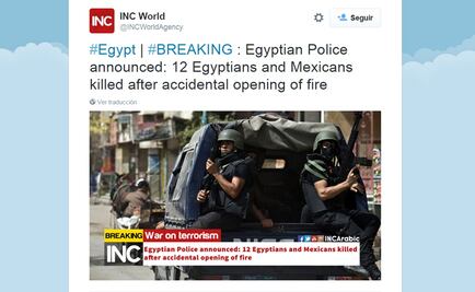 Reportan asesinato de turistas mexicanos en Egipto