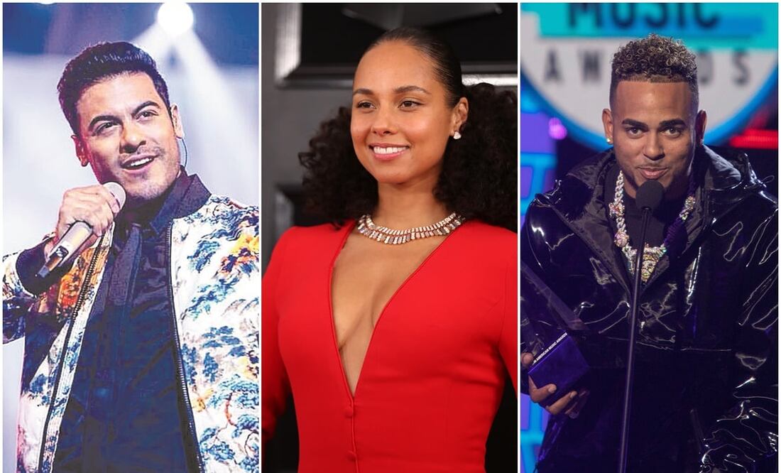 Carlos Rivera, Alicia Keys y Ozuna