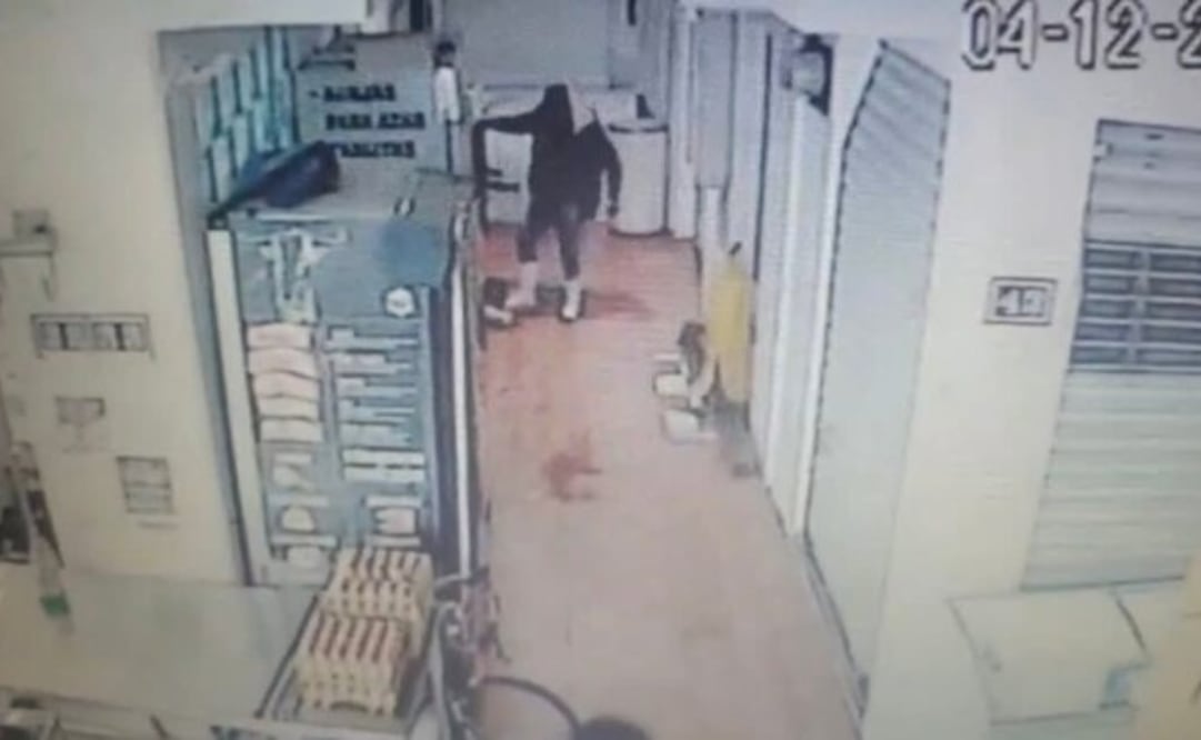 En Ecatepec, un carnicero pateó a un gatito dentro del mercado donde trabajaba. Foto: X