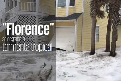 "Florence" se degrada a tormenta tropical