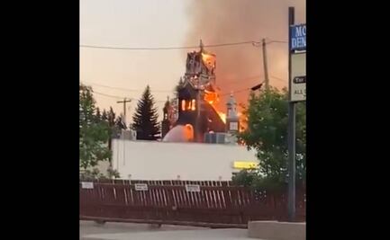 Investigan incendios en iglesias de Canadá tras hallazgo de tumbas de niños indígenas